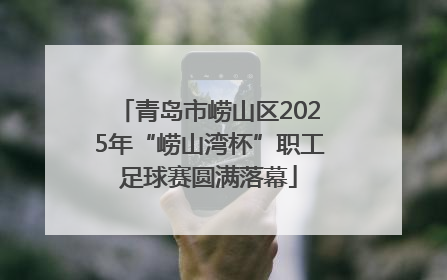 青岛市崂山区2025年“崂山湾杯”职工足球赛圆满落幕