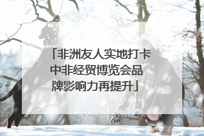 非洲友人实地打卡 中非经贸博览会品牌影响力再提升