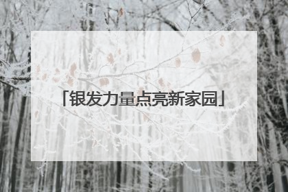 银发力量点亮新家园