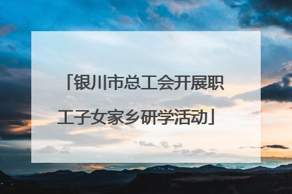 银川市总工会开展职工子女家乡研学活动