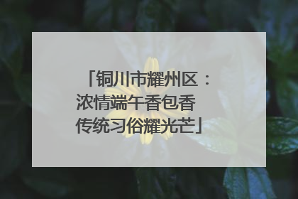 铜川市耀州区：浓情端午香包香 传统习俗耀光芒
