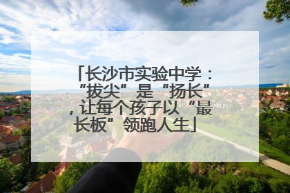 长沙市实验中学：“拔尖”是“扬长”，让每个孩子以“最长板”领跑人生
