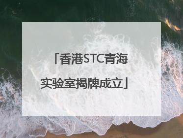 香港STC青海实验室揭牌成立