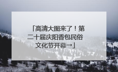 高清大图来了！第二十届庆阳香包民俗文化节开幕→