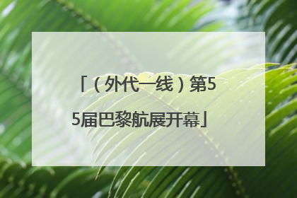 （外代一线）第55届巴黎航展开幕