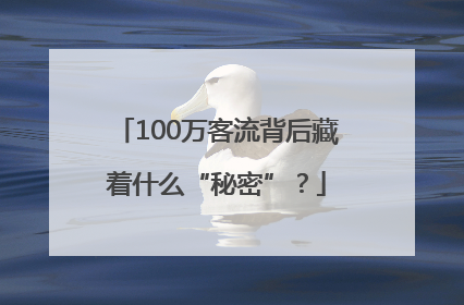 100万客流背后藏着什么“秘密”？