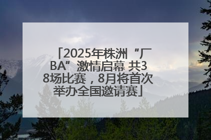 2025年株洲“厂BA”激情启幕 共38场比赛，8月将首次举办全国邀请赛