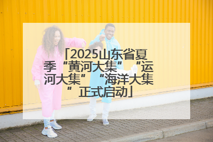 2025山东省夏季“黄河大集”“运河大集”“海洋大集”正式启动