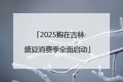 2025购在吉林·盛夏消费季全面启动
