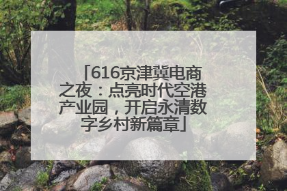 616京津冀电商之夜：点亮时代空港产业园，开启永清数字乡村新篇章
